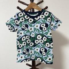 マリメッコキッズ⭐︎128〜134 marimekko128/134 限定カラーハッピードレス キッズサイズ
