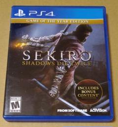 【北米版】SEKIRO SHADOWS DIE TWICE セキロウ PS4