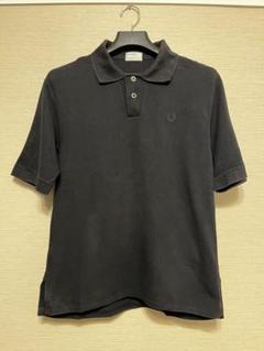 MARGARET HOWELL ブラックポロシャツ 半袖 MARGARET HOWELL 2024SS マーガレットハウエル COTTON LINEN