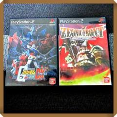 PS2ソフト中古２本セット ガンダム連邦vsジオンDX、ジオニックフロント