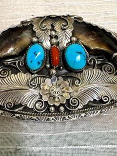 NAVAJO ナバホ GW ベアクロー ターコイズ コーラル装飾 ベルトバックル 楽天市場】☆USA直輸入☆ NAVAJO ナバホ族 ホールマーク「G