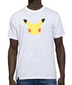 海外ポケモンセンター限定 Tシャツ ポケモン 25周年記念 ホワイト Mサイズのサムネイル