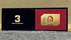 長嶋茂雄、王貞治箔印刷サイン➕シリアルナンバーカード 王貞治 & 長嶋茂雄】◇100枚限定箔サインカード◇2024 BBM 90
