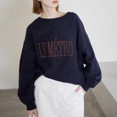 24SS 再販 SLOBE IENA LE METRO スウェット ネイビー 24SS 再販 SLOBE IENA LE METRO スウェット ネイビー - メルカリ