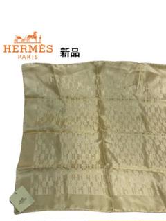 ★新品★HERMES★ポケットチーフ★ミニスカーフ★グランH★プチカレ★タグ付きのサムネイル