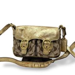 COACH ショルダーバッグ　クロスボディ ヘリテージ　シグネチャー　11594