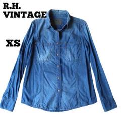 R.H. VINTAGE デニムシャツ ロンハーマン　S 2025年最新】ロンハーマン デニム シャツの人気アイテム - メルカリ