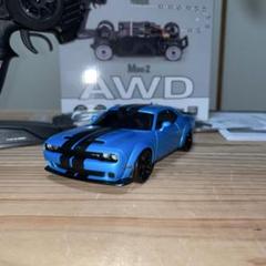 ミニッツAWD ダッジ チャレンジャー　ブルー ミニッツAWD ダッジ チャレンジャー SRT ヘルキャット レッド