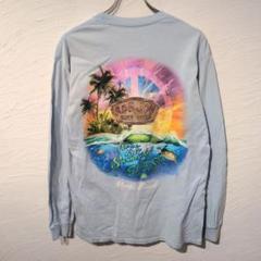 00年代 ロンジョン　RONJON 長袖Tシャツ　ロンT　水色