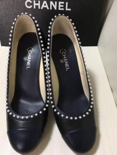 CHANELパールパンプス美品お値下げ☆‼️
