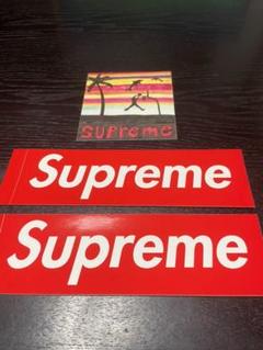 シュプリーム supreme ステッカー ボックスロゴ2枚+1枚