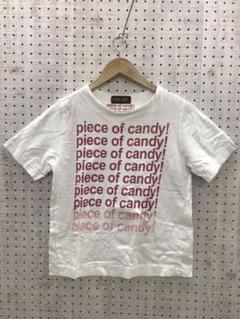 DAS ZIEL 00s 平成レトロ サーフ ギャル 古着 ラメプリントTシャツ