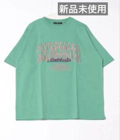 人気商品✩︎⡱完売品✿︎GORGE✿︎ロゴコードシシュウTシャツ　グリーン