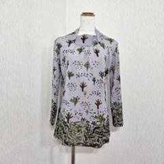 GIANNI LO GIUDICE　総柄　長袖シャツ　チュニック風（36）