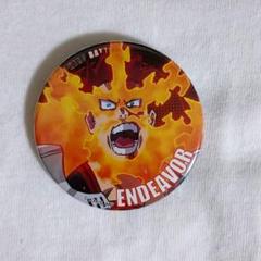 ヒロアカ プルスク 缶バッジ エンデヴァー