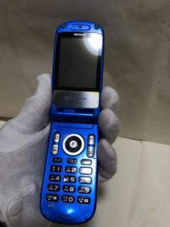 週末特価　希少になりつつ　ガラケー　vodafone V601SH ブルー　本体