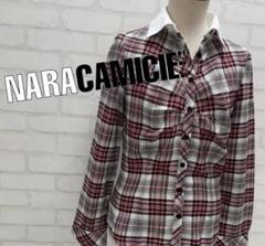 NARA CAMICIE チェック柄 長袖シャツ