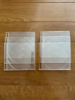 CD DVD ケース 収納 透明 クリア 6枚 セット