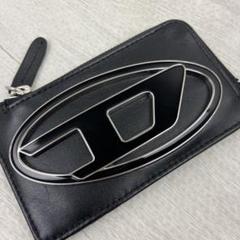 現行・極美品✨ DIESEL ディーゼル フラグメントケース ロゴ金具 デカロゴ