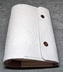レザークラフト　ハンドメイド　牛革　　6穴　ミニ６(B7)サイズシステム手帳のサムネイル