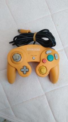 任天堂 ゲームキューブコントローラー オレンジ ジャンク