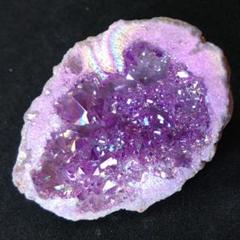 ザクザクザクザク桜瑪瑙水晶　ジオード(龍穴)付き ザクザクザクザク桜瑪瑙水晶ジオード(龍穴)付き