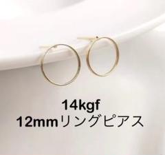 NO.P102★14kgf12mmリングピアス