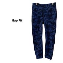 Gap Fit レギンスMサイズ　ヨガパンツ　ピラティス　迷彩柄　ブルー