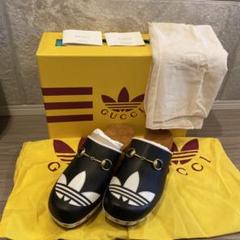 【新品未使用】GUCCI×adidas 702252 サボサンダル GG柄