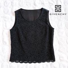 ジバンシィ GIVENCHY ブラック レース タンクトップ