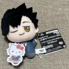 ハイキュー プライズ サンリオ コラボ ちびぐるみ ぬいぐるみ 音駒 黒尾