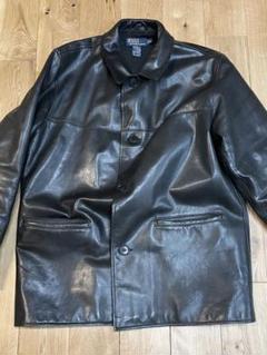いいねしてなにがしたいの？購入っしょ‼️POLOヴィンテージレザーカーコート