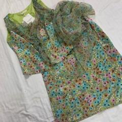 VALENTINO セット ベスト ミニスカート シルク　花柄　3点