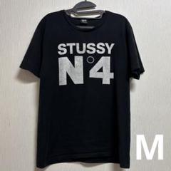 STUSSY N°4 Tシャツ Mサイズ ブラック