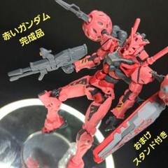 【お気にいる】 ガンプラ 完成品 HG メルカリ - おまけスタンド付 赤いガンダム ロボット