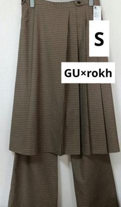 GU【新品】2ピーススカートパンツ　rokh チェック　ロク　パンツ　スカートのサムネイル