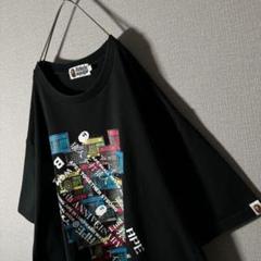 レアデザイン★アベイシングエイプ ape ビッグロゴTシャツ 隠れ大猿 希少XL
