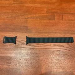 Apple Watch 42mm / 44mm ブラック レザーループ M