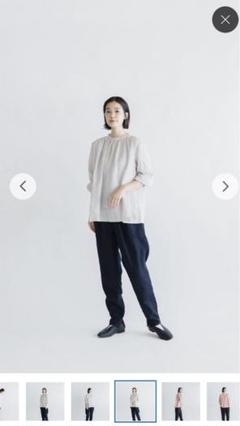 室外 フォグリネンワーク メリー トップ アルバートル ブラウス