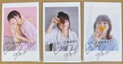 瑞原明奈 チェキ風ブロマイド3種