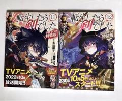 【シュリンク付き】転生したら剣でした 11&12 特装版　特典小冊子　ミニ画集