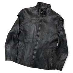 【vintage】ゴールデングース　シングルライダースジャケット　短丈　y2k GOLDEN GOOSE(ゴールデングース) ライダースジャケット ブラック