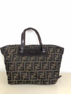 FENDI フェンディ　ズッカ柄　トートバッグ　レザー×ナイロン　ブラック 楽天市場】【バッグ】FENDI フェンディ ズッキーノ ズッカ柄