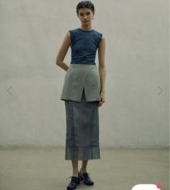 irene Summer Wool Layered Skirt