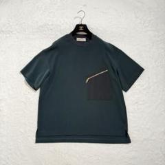 美品✨　クルニ　ゴールドジップポケットプルオーバー　半袖Tシャツ　ゆったり　希少