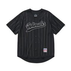 WKNDRS ラインストーンベースボールシャツ 新品未使用タグ付