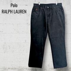 polo ralph lauren ポロチノ　ブラック 90s Polo by Ralph Lauren ラルフローレン□未使用 1990s vintage