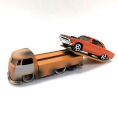 ★希少★フォルクスワーゲン積載車&プリマス ロードランナー 2台セット ルース品