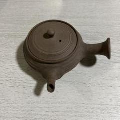 送料無料　小川甚八作　笠間焼 南蛮手砲口横手急須・茶注 未使用・木箱付 煎茶道具 76bc999dfcbd73aa5dbaa58db6bd22