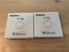 《Dulowu》 N Tag 紛失防止タグ　エアタグ ホワイト　2個セット